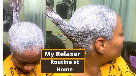 This is a tutorial on how to relax your hair at home by yourself for Africans, black Americans etc. How To Relax Hair At Home, Relax Hair, How To Relax Yourself, Hair Relaxers, Braided Ponytail Hairstyles, Relaxed Hair, Braided Ponytail, African Hairstyles, Black American