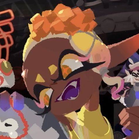 Frye Splatoon, Callie And Marie, Splatoon 3, Emo Kid, Squid Games, Art Portfolio, Splatoon, Art Style, Art Inspo