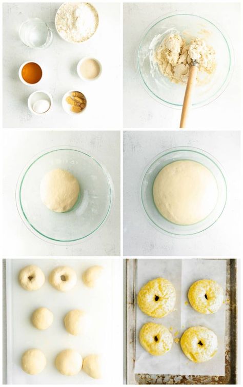 Instead of buying bagels from the grocery store, learn how to make them at home with this Homemade Bagels recipe. Once you make them, you’ll never buy them at the store again. Simple Bagel Recipe, How To Make Bagels Homemade, Homemade Bagels Easy, Diy Bagels, Home Made Bagels, Mini Bagels Recipe, Bagels Recipe Homemade, How To Make Bagels, Bagel Recipe Easy