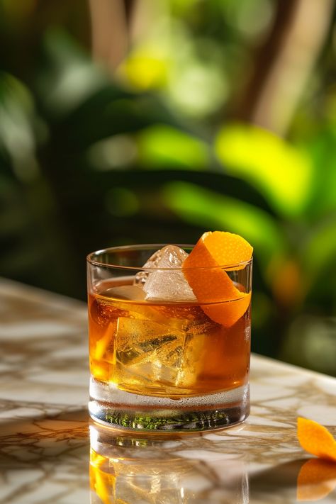 "Brazilian Old Fashioned: A Classic Cocktail with a Twist" #cocktails #cocktailflavors Old Fashioned Cocktail Aesthetic, Bar Drinks Aesthetic, Old Fashioned Aesthetic, Foto Bar, Aesthetic Cocktails, Cocktails Aesthetic, Cocktail Aesthetic, Caipirinha Cocktail, Old Fashioned Drink