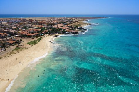 Aerial view of Santa Maria beach in Sal Island Cape Verde - Cabo. Verde , #spon, #Maria, #beach, #Santa, #Aerial, #view #ad Cabo Verde, Beach Santa, Cape Verde, Holiday Planning, Santa Maria, Aerial View, Cape, How To Plan, Travel