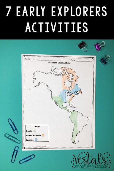 European Exploration Activities, Early American Explorers Activities, Early Explorers Activities, Age Of Exploration Middle School, European Explorers Activities, European Explorers 3rd Grade, Google Classroom Elementary, Early Explorers, History Lesson Plans