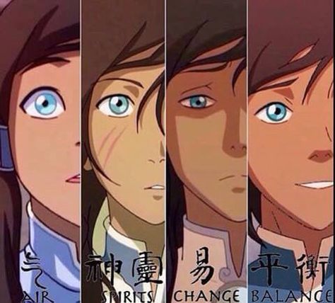 Korra through book 1 to book 4 Legend Of Korra Outfit Ideas, Mako Korra Fan Art, Avatar Quotes, Avatar Ang, Avatar Legend Of Aang, Avatar Korra, Avatar Funny, Avatar Series, Korra Avatar