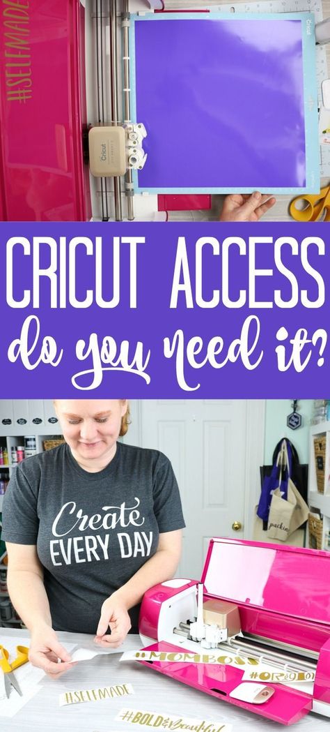 What is Cricut Access? We are covering everything you need to know to decide whether or not you need this monthly subscription! #cricut #cricutaccess #cricutmachine #crafts #diy #crafting #cricutcrafts #cricutexplore #cricutexploreair #cricutmaker Cricut Access, How To Use Cricut, Country Chic Cottage, Maker Project, Is It Worth It, Clay Pot Crafts, Chic Cottage, Cricut Explore Air, Create And Craft