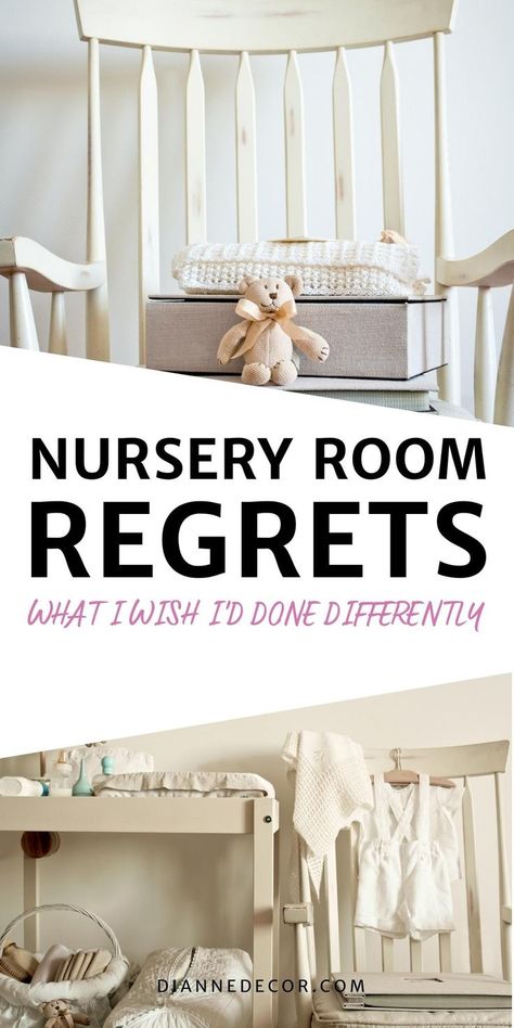 Dianne Decor's Nursery Room Regrets Ikea Baby Nursery, Ikea Nursery Hack, Ikea Baby, Nursery Guest Room, Nursery Rocker, Baby Nursery Storage, Nursery Changing Table, Ikea Nursery, Calm Nursery