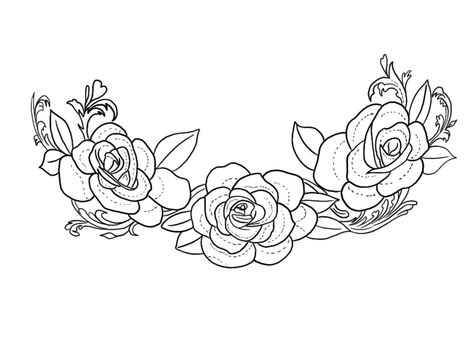 Half Circle, Rose Tattoos, Tattoo Designs Men, Lotus Flower Tattoo, Flower Drawing, Flower Tattoo, Art Tattoo, Tattoo Designs, Tattoos