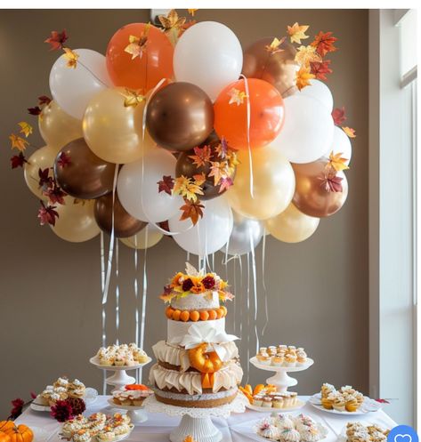 Autumnal Baby Shower Ideas, Fall Themed Baby Shower Decorations, Falling In Love Baby Shower Theme, Fall Baby Shower Themes For Boys, Autumn Birthday Theme, Fall In Love Baby Shower Theme, Fall Theme Birthday Party, November Baby Shower Themes, Fall Themed Baby Shower Ideas