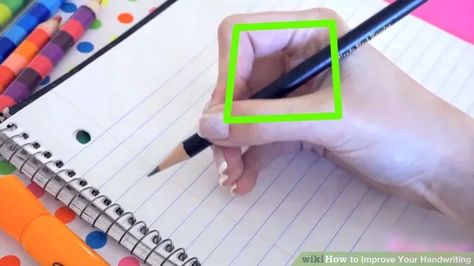 How to Improve Your Handwriting (with Pictures) - wikiHow Improving Handwriting, Handwriting Improvement, Good Handwriting, Improve Your Handwriting, Improve Handwriting, Calligraphy For Beginners, Lecture Notes, Beautiful Handwriting, Nice Handwriting