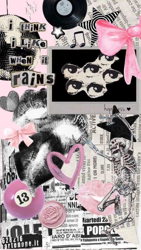 #music #blackandwhite #pink #wallpaper Y2k Aesthetic Wallpaper Pink, Pink Y2k Wallpaper, Pink Hello Kitty Wallpaper Iphone, Y2k Collage, Y2k Aesthetic Wallpaper, Blue Marble Wallpaper, Iphone Wallpaper Music, Pretty Wallpaper Ipad, Cute Images For Wallpaper