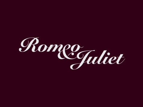 Romeo & Juliet by Cam Wilde Romeo And Juliet Script, Romeo Tattoo, One Pager Project, Romeo And Juliet Aesthetic, Letter Builder, Lyrics For Songs, Romeo I Julia, Letters Drawing, Romeo Ve Juliet