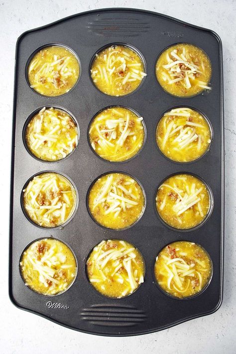 This easy recipe for sausage egg muffins is the perfect healthy breakfast for someone looking for a high-protein meal or snack and great for meal prep! #eggmuffins #sausageeggmuffins #highproteinbreakfast #eggcups #bakedeggs Sausage Egg Cheese Muffins, Protein Muffins Recipes, Sausage Breakfast Muffins, Recipe For Sausage, Sausage Egg Muffins, High Protein Muffins, Sausage Muffins, Breakfast Quiche Recipes, Egg Muffins Breakfast