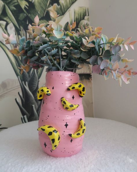 That’s everything live on my Etsy!! These are the funky banana and racquet sports vases, very niche🤣🤣 happy shopping and thank you so much for supporting💗✌🏼 #vase #funkyvase #handmadevase #airdryclay #clayvase #pottery #ceramics #etsyshop #etsyfinds #smallbusiness #homedecor Funky Vases, Quirky Vases, Handmade Vase, Clay Vase, Pottery Ceramics, Racquet Sports, Air Dry Clay, Thank You So Much, Etsy Finds