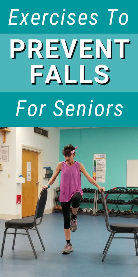 Fall Prevention Exercises, Improve Balance Exercises, Exercises For Seniors, Fall Fitness, Strength Exercises, Yoga For Seniors, Chair Exercises, Senior Health, Strengthening Exercises