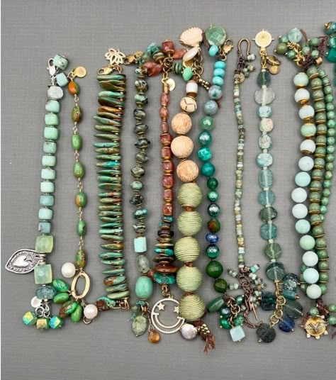 Beaded Bracelet Ideas, Beaded Ideas, 2024 Jewelry, Jewels Diy, Stone Bead Jewelry, Necklaces Ideas, Stone Necklaces, Easy Jewelry, Diy Necklaces