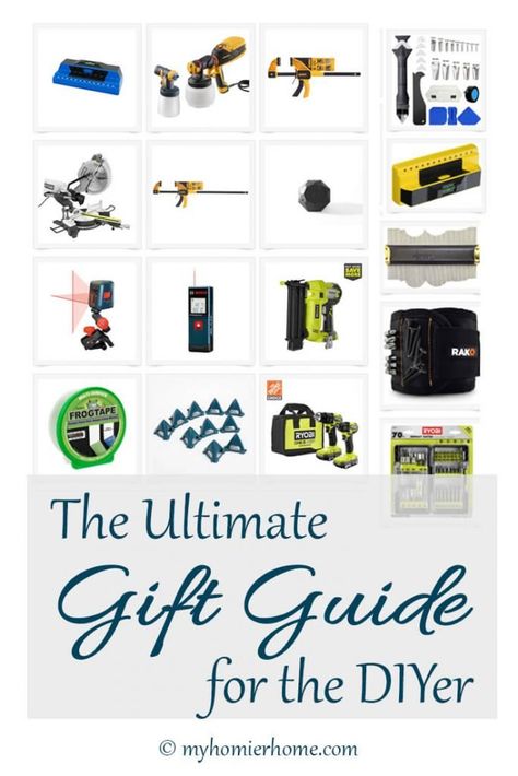 The Ultimate Gift Guide for the DIYer in 2020| Must Have DIY Tools Christmas Diy Wood, Power Tool Storage, Stencil Projects, Gift Inspo, Ultimate Gift Guide, Christmas Signs Wood, Room Transformation, Air Brush Painting, The Ultimate Gift