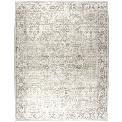 Arrives by Mon, Jul 11 Buy ReaLife Rugs Machine Washable Vintage Distressed Traditional - Beige Ivory Eco-friendly Recycled Fiber Area Runner Rug (2'6" x 8') at Walmart.com Living Room Area Rugs, Rug Stain, Neutral Beige, Washable Rug, Ivory Rug, Vintage Area Rugs, Washable Area Rugs, Machine Washable Rugs, Beige Area Rugs