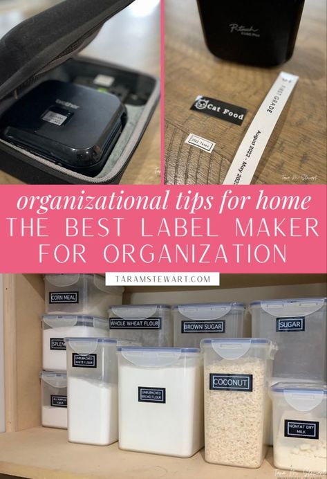 Label Maker Organization, Best Label Maker, Brother Label Maker, Make Labels, Organizational Tips, Decluttering Ideas, Diy Labels, How To Make Labels, Project Organization