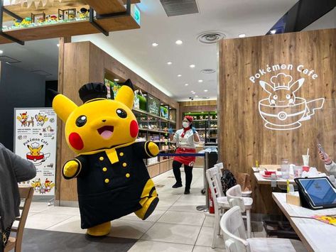 Pokemon cafe pikachu performance Japan Presentation, Pokemon Cafe Game Art, Pokemon Cafe Remix Art, Pokémon Cafe, Pokemon Japan, Owl Cafe Japan, Pokemon Cafe Tokyo, Cafe Japan, Pikachu Plush