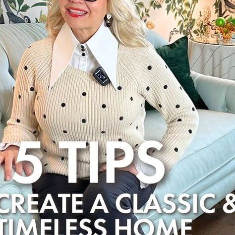 Maria Killam on Instagram: "5 of my best tips to create a #classicandtimeless home you’ll love forever 💙 #edesigner #bathroomadvice #flooringadvice #timelesslvp" Maria Killam, Love Forever, Timeless Classic, Lake House, Decorating Ideas, To Create, Projects To Try, I Am Awesome, Dream House