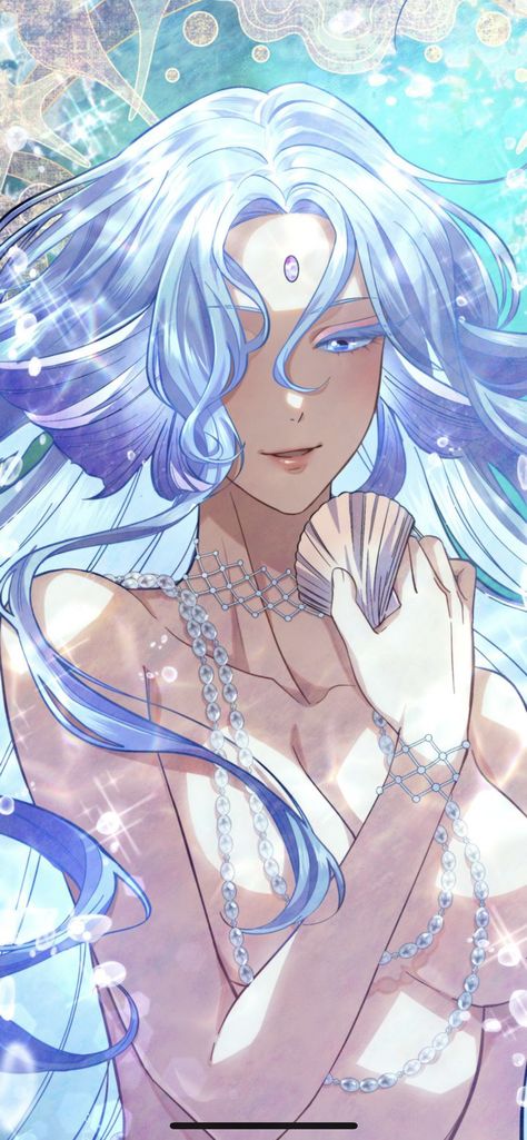 Blue Mermaid Aesthetic, Manga Mermaid, Tsukiuta The Animation, Blue Haired Girl, Comic Tutorial, Mermaid Drawings, Purple Mermaid, Mermaid Aesthetic, Anime Accessories