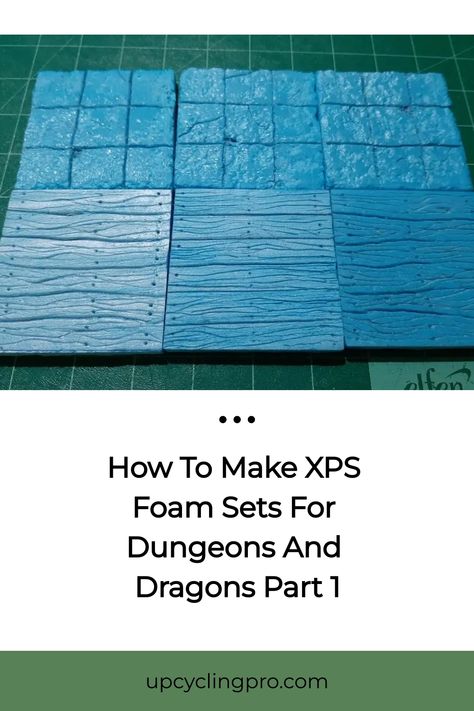 Welcome to the first in a series of articles showing you how to make gaming tiles and terrain for Dungeons and Dragons and other related games like Gloomhaven, Frosthaven, etc. If you are serious about gaming then you need this skill under your belt. Dungeon Tiles Diy, D&d Diy Crafts, Dungeons And Dragons Diy, Benefits Of Recycling, Xps Foam, Dnd Crafts, Selling Crafts, Creative Diy Projects, Dungeon Tiles