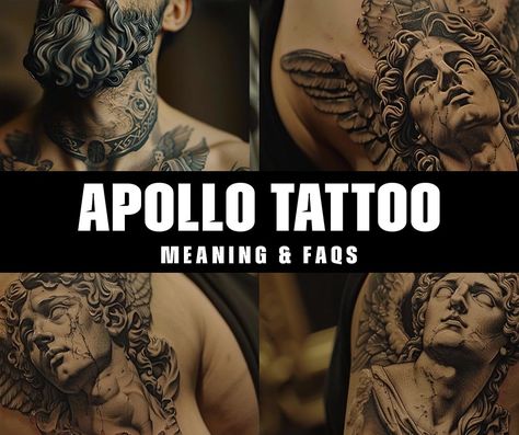 What is the symbolic meaning behind an Apollo tattoo? Apollo God Tattoo, Apollo Tattoo Greek God, Apollo Sun God Tattoo, Apollo Symbol Tattoo, Symbols Of Apollo, Olympus Tattoo, Apollo Tattoo Design, Apollo Symbolism, Apollo Symbol