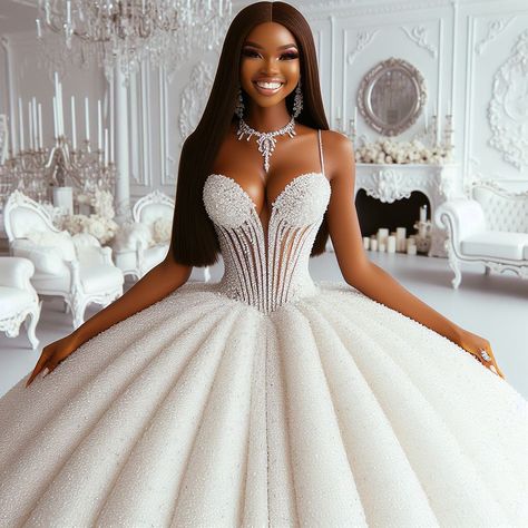 Nanice Weddings | Wedding dresses in Accra | 💞Neckline showdown! Sweetheart, V-neck, or off-the-shoulder? Drop your pick! 🫶 #BridalChoices@nanice_weddings 💕🥰❤️ 😍To custom any of thes… | Instagram Lace Princess Wedding Dresses, Extravagant Wedding Dresses, Wedding Gown Inspiration, Extravagant Wedding, African Styles, Stylish Wedding Dresses, Pnina Tornai, Bridal Outfit, Gown Inspiration