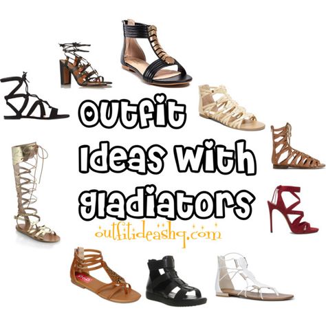 Outfit Ideas with Gladiators - Outfit Ideas HQ Gladiator Sandals Outfit With Dress, Gladiator Heels Outfit, Gladiator Sandals Outfit, Flat Sandals Outfit, Sandals Outfit Summer, Flat Gladiator Sandals, Black Gladiator Sandals, Jeans Long, Sandals Outfit