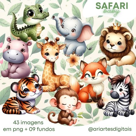 Safari Baby Png, Safari Theme, Safari Baby, Kit Digital, On Instagram