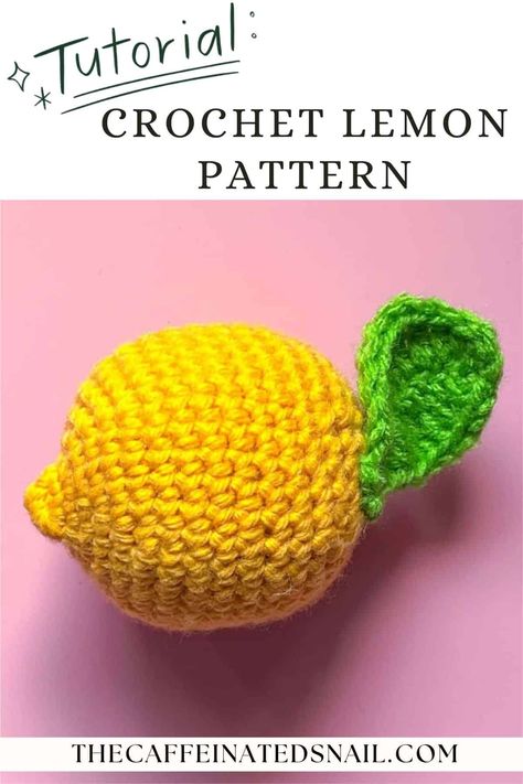 If you're looking for a fun and easy project to work on, why not try making my Crochet Lemon Pattern? Whether you want to create a cute accessory or add some fruity decor to your home, this crochet lemon pattern is perfect for beginners and experienced crocheters alike. Crochet Lemon Pattern, Lemon Crochet Pattern, Crochet Lemon, Diy Sharpie Mug, Playful Home, Learning To Crochet, Diy Sharpie, Sharpie Mug, Lemon Pattern