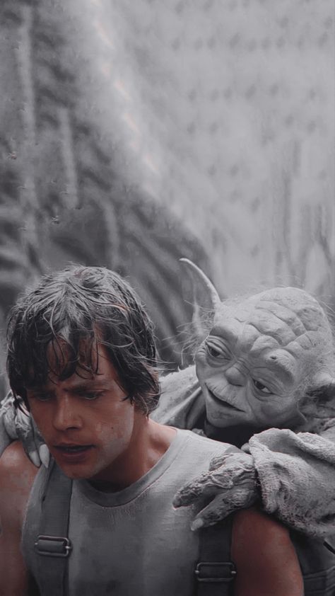 Empire Strikes Back Wallpaper, Yoda And Luke, Luke Skywalker Wallpaper, Chewbacca Wallpaper, Luke Leia, Star Wars Food, Yoda Wallpaper, Star Wars Background, Jedi Sith