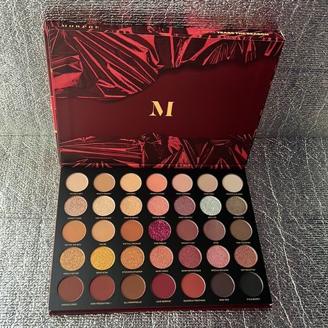 New Morphe 35te Tease The Season Artistry Palette Morphe Tease The Season, Morphe Palette Looks, Morphe 35f, Makeup Recommendations, Morphe Eyeshadow Palette, Makeup Collection Goals, Morphe Eyeshadow, Makeup Morphe, Morphe Palette