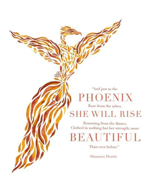 Phoenix Sayings Quotes, Phoenix Sayings, Phoenix Quotes Woman Strength, Phoenix Meaning, Phoenix Symbolism, Flying Phoenix Tattoo, Phoenix Quotes, Let Yourself Feel, Rising Phoenix Tattoo