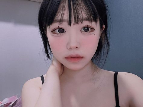 Japanese Doll Makeup, Korean Doll Makeup, Asian Doll Makeup, Grunge Ulzzang, Cute Doll Makeup, Japan Makeup, Asian Dolls, Anime Makeup, Doll Eye Makeup