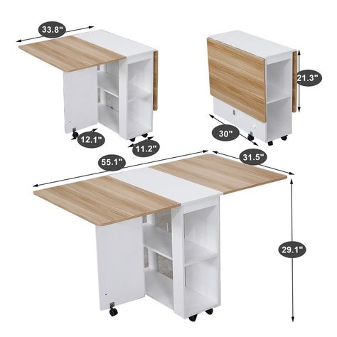 Kitchen Storage Trolley, Foldable Dining Table, Space Saving Table, Folding Dining Table, Career Exploration, Furniture Packages, Table For Small Space, Drop Leaf Dining Table, Room Upgrade