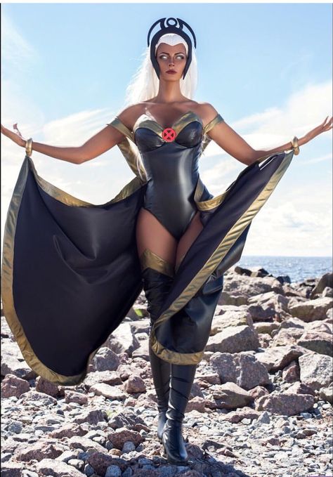 Storm Costume, Storm Cosplay, Xmen Cosplay, Storm Marvel, Superhero Cosplay, Jessica Nigri, Comic Con Cosplay, Epic Cosplay, Marvel Cosplay