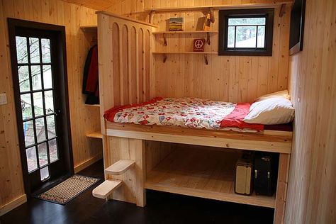 Hornby Island, Tiny House Blog, Tiny Bedrooms, Tiny House Movement, Tiny Spaces, Tiny House Interior, Tiny House Living, Tiny House On Wheels, Tiny House Plans