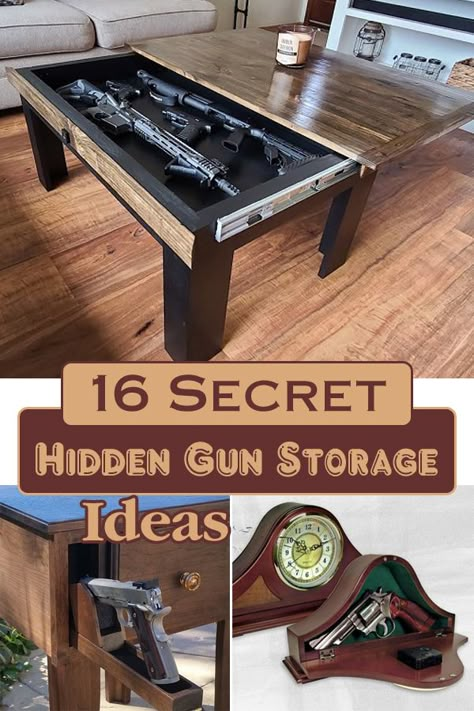 Secret Storage Diy, Hidden Furniture Compartments, Office Hidden Storage, Diy Hidden Storage, Hidden Storage Furniture, Secret Compartment Furniture Diy, Concealed Furniture Secret Compartment, Secret Compartments In House, Hidden In Plain Sight Storage