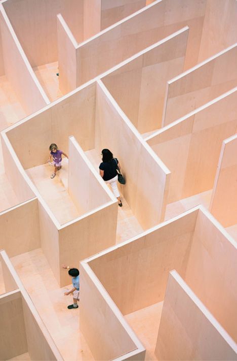 National Building Museum, Labyrinth Design, Bjarke Ingels Group, Danish Architecture, Maze Design, Bjarke Ingels, How To Install Wallpaper, Architecture Firm, Kid Spaces