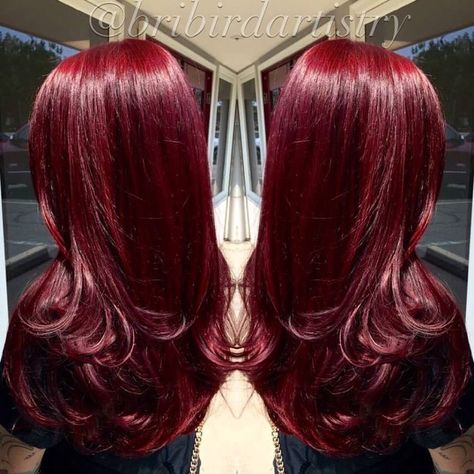 Red Hair Era, Best Hair Color, Red Hair Inspo, Wine Hair, Cherry Hair, Hair Color Streaks, Hair Streaks, Extensions Hair, Pretty Hair Color