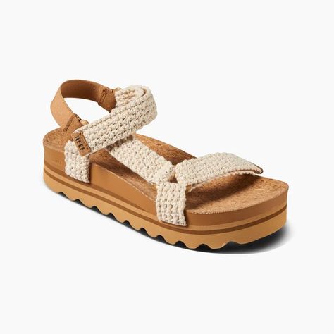 All Women's – REEF Eco Friendly Shoes, France Outfit Ideas, Hawaii Fits, Sandals With Straps, Comfortable Walking Sandals, Colorful Sandals, Vacation Sandals, Accessories Idea, Greece Outfit