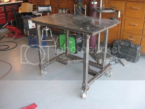 Folding Welding Table, Welding Bench, Welding For Beginners, Welding Training, Welding Tables, Tool Board, Welding Cart, Metal Fab, Welding Tips