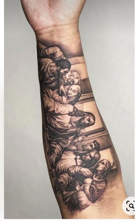 Religous Tattoo Designs Men, Christian Tattoos Men, Religous Tattoo, Biblical Tattoos, Mary Tattoo, Christ Tattoo, Christian Sleeve Tattoo, Tattoos Infinity, Tattoos Mandala