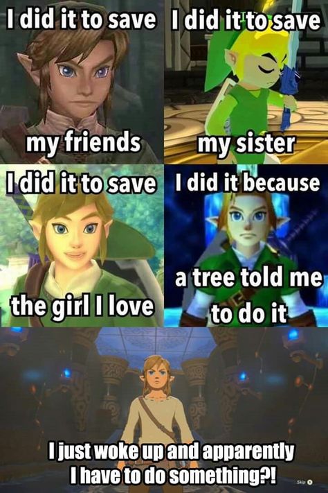 #legendofzelda #linkordonsword #link #loz #thelegendofzelda #zeldasword #twilightprincess #zeldafans #zeldatwilightprincess #linksword #zeldasword #zelda Deku Tree, Video Game Logic, Hyrule Castle, Legend Of Zelda Memes, Zelda Funny, 9gag Funny, Video Game Memes, Link Zelda, Video Games Funny