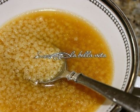 Pastina Chicken Soup -- Italian Childhood Memories - La Bella Vita Cucina Pastina Recipes, Pastina Soup, Chicken Broth Soup, Italian Chicken Soup, Tiny Pasta, Italian Comfort Food, Italian Soup, Comfort Soup, Pasta Soup