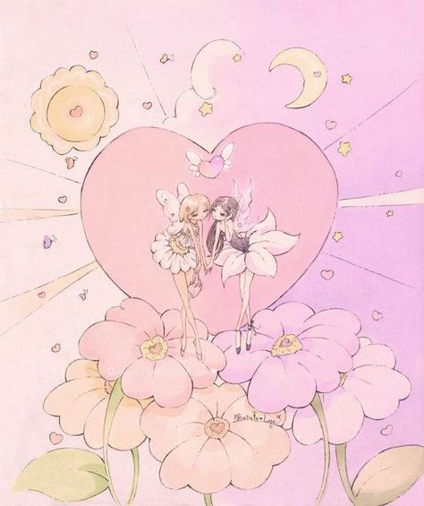 Ethereal Art, Fairy Art, A Drawing, 그림 그리기, Pretty Art, Pink Heart, Monster High, Aesthetic Art, Aesthetic Anime