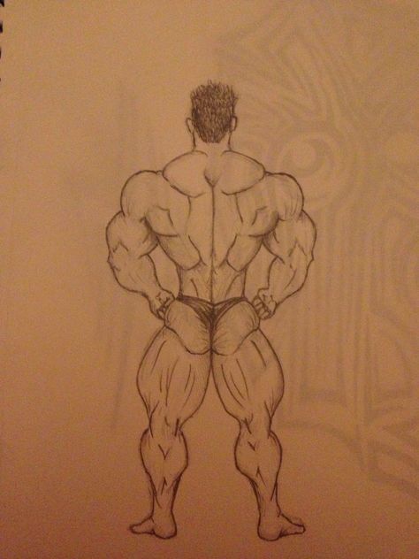 Body builder Body Builder Drawing, Something Cool To Draw, Bodybuilding Drawing, Gym Sketch, Body Builder Art, Sketch Bodies, Best Gym Workout, Caricature Sketch, Art Of Drawing