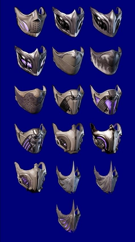 Cool Masks Designs Ideas, Mask Design Ideas, Cyberpunk Mask, Cyberpunk Helmet, Ninja Art, Cyberpunk Clothes, Super Powers Art, Futuristic Armour, Cosplay Armor