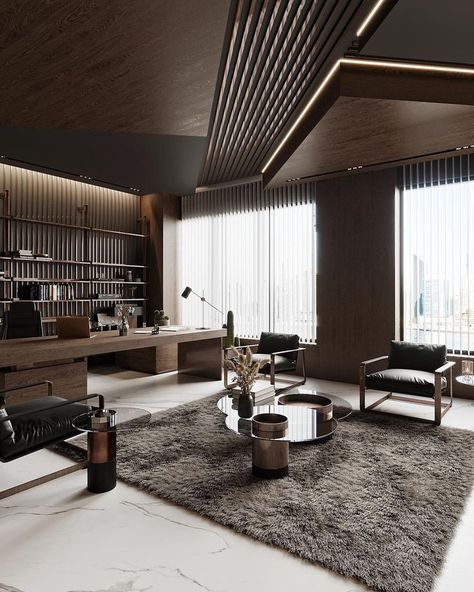 Ceo Office Design Luxury, Luxury Office Design, Executive Office Design Interior, Office Interior Design Luxury, Ceo Office Design, Summer Room Ideas, Luxury Office Interior, Modern Teen Boy Bedroom, Room Ideas For Men