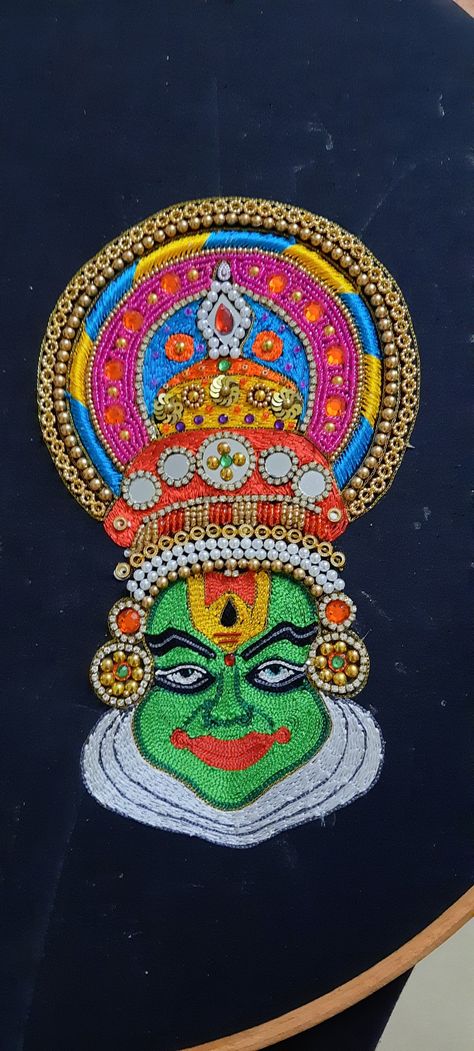 Lord Murugan Aari Work, All Beads Work In Aari, Pattern Stitch Aari Design, All Aari Stitches In One Design, All Beads Aari Work Design, Cinderella Drawing, Embroidery Drawings, Maggam Designs, Button Hole Stitch